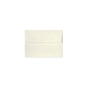 LUX A8 Invitation Envelopes 5 1/2 x 8 1/8 50/Box Natural 5885-01-50 - 1 of 1
