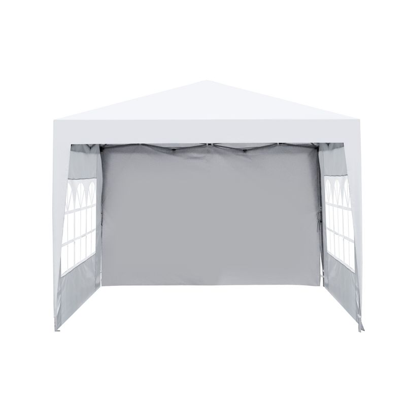 Carla 10x10ft Pop Up Gazebo Canopy, Removable Sidewall with Zipper, 2pcs Sidewall with Windows, Outdoor Furniture - Maison Boucle, 3 of 9