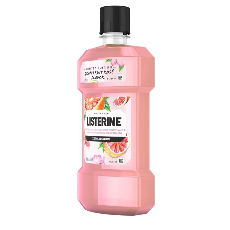 Listerine Zero Alcohol Mouthwash - Grapefruit Rose Limited Edition Flavor - 16.9 fl oz, 5 of 10