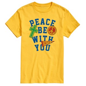 Men's - Instant Message - Peace Be With You Short Sleeve Graphic T-Shirt - 1 of 4