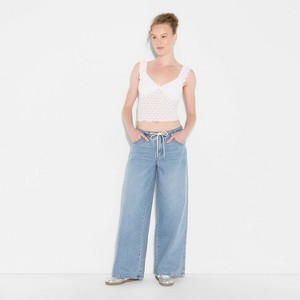 Women's Low-Rise Wide Leg Loose Jeans - Wild Fable™ - 1 of 3