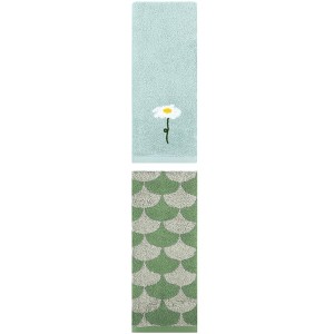 REGALWOVEN 2 Pack Soft Absorbent Cotton Hand Towel for Bathroom Home Decor - 1 of 4