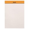 Rhodia "R" Premium Stapled Notepad - Blank 70 sheets - 6 x 8 1/4 - Black cover - 2 of 4