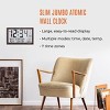 Marathon Slim Jumbo Atomic Wall Clock Full calendar Display With Indoor Temperature & Humidity - 2 of 4