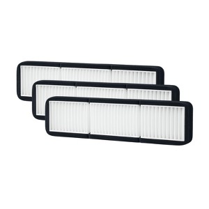 Nispira Cabin Intake Air Inlet Vent Filter Replacement For Tesla Model 3 | 2017 2018 2019 2020 | Size 11.75" x 3" x 0.75". 3 Packs - 1 of 4