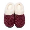 Roxoni Women's Fleece Trim Knit Sweater Furr Clog Indoor Outdoor Slipper - 2 of 4