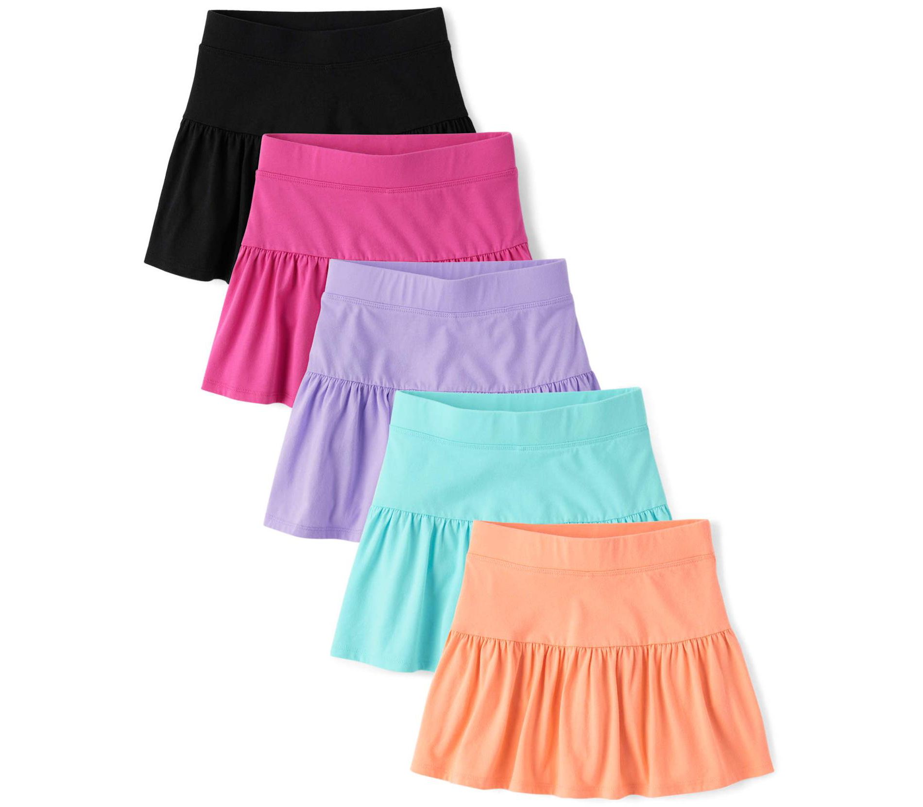The Children's Place Girls Tiered Skort 5-Pack