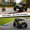 24V 2-Seater Kids Ride-On Truck with Parent Remote Control, Spring Suspension, 2-Speed Electric Vehicle with LED Headlights & Music Player - 3 of 4
