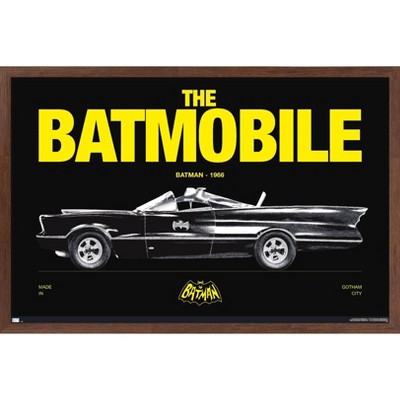 Trends International DC Comics Batman: 85th Anniversary - 1966 Batmobile Framed Wall Poster Prints