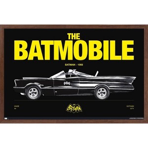 Trends International DC Comics Batman: 85th Anniversary - 1966 Batmobile Framed Wall Poster Prints - 1 of 4