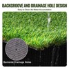VEVOR Artifical Grass, 4 x 6 ft Rug Green Turf, 1.38"Fake Door Mat Outdoor Patio Lawn Decoration, Easy to Clean with Drainage Holes, Green - 3 of 4