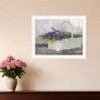 HomeRoots My Lavender White Framed Print Wall Art - 2 of 4