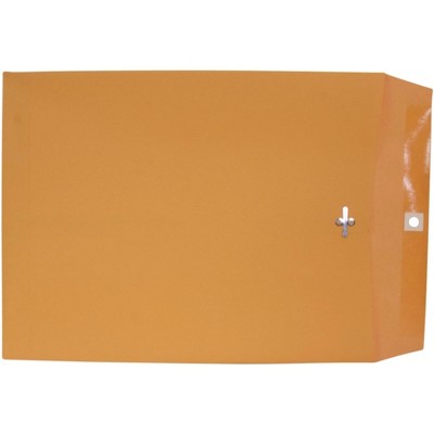 School Smart Kraft Clasp Envelopes, 10 x 13 Inches, Pack of 100