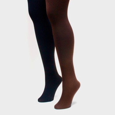 fleece lined opaque tights
