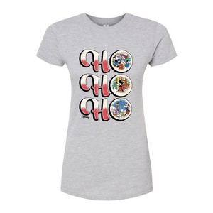 Women's - Disney - Ho Ho Ho Fitted Graphic T-Shirt - 1 of 3