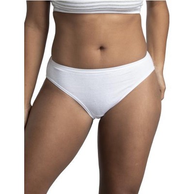 Fruit Of the Loom Women's Cotton Bikini Panty, 6 Pack