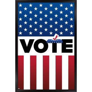 Trends International Vote Framed Wall Poster Prints - 1 of 4