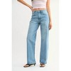 Women's Relaxed Straight Leg Jeans - JUST BLACK DENIM 29 - 2 of 4