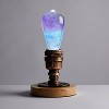 JDICTION Vintage Style desk lamp Metal Wood Table Lamp Ambient Night Light Unique Handmade Gift Birthday gifts - 4 of 4
