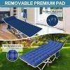 Sportneer 2 Pack Camping Cot with Mattress Comfortable Cot Bed Folding Cot Heavy Duty Cots for Sleeping with Carry Bag - 4 of 4