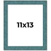 PosterPalooza | Photo Size Simple Blue Picture Frame - UV Acrylic, Foam Board Backing, Hanging Hardware - 2 of 4