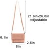 FATMOON Women's Crossbody Bag with Detachable Shoulder Strap - Multi-Functional Vegan PU Leather Purse for Daily Use, Travel, and Gifts - 3 of 4