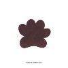 Evergreen 11" Paw Shaped Pet Memorial Garden Stone, Best Friends Live Forever - 3 of 4