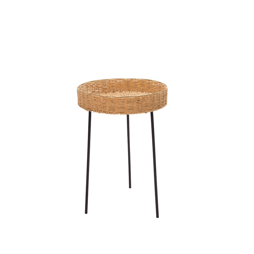 Must Have 19 Metal Side Table White Silver Sagebrook Home From Sagebrook Home Accuweather Shop