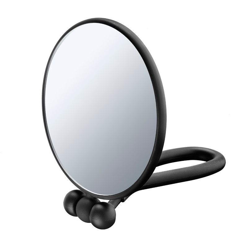 Conair Perfect Position 2-Sided Round Mirror - 1x/5x Magnification - Handheld/Hang/Stand -  Black or Charcoal, 1 of 6