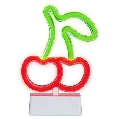 FUN DAY Cherry Neon Light Table Lamp