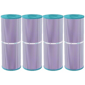 Hurricane 4 Pack HF4326-01 Platinum Purple Spa Filter Cartridge for PRB25, Unicel C-4326, Filbur FC-2375, Dynamic Series I RDC-25, Waterway 25 in-Line - 1 of 4