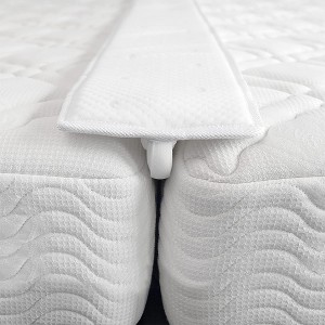 Continental Sleep, Bed Bridge Pad, Twin to King Converter Kit, Gap Filler for Adjustable Mattresses, White - 1 of 4