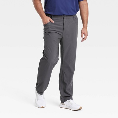 Men's Big Relaxed Fit 5-Pocket Pants - All In Motion™ Dark Gray 40x30