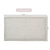 Home Weavers Luxury Collection 100% Cotton Tufted Bathroom Rug, Non-Slip Latex Bath Rug - 3 of 4