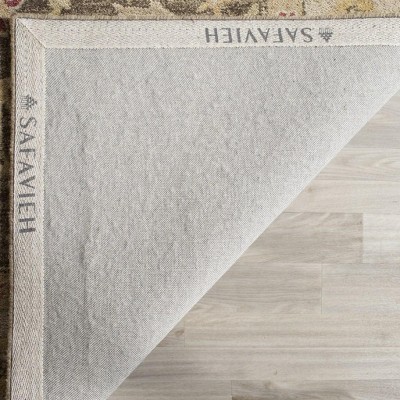 Handmade Gray Wool Tufted Rectangular Area Rug
