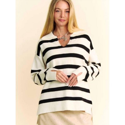 Women's Ozana Stripe Sweater - DAVI & DANI