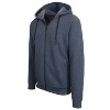 Blue Ice Men's Fleece Line Full Zip-Up Hoodie Sweatshirt - 3 of 4