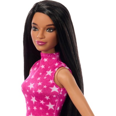 Barbie Fashionistas Doll with Black Hair and Iridescent Skirt