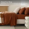 Cotton Tencel Sheet - Luxury Hotel Bedding Set, Soft, Cooling & Breathable for Hot Sleepers, Deep Pocket Up to 16 Inches - 4 of 4