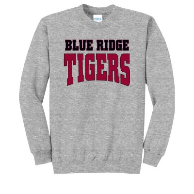 Adult Blue Ridge High School Tigers Name Classic Fleece Crewneck ...