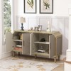 Bella Depot 59.84" Industrial Style Accent Cabinet with 4-Door - 2 of 4
