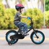 Infans 14" Kids Bike w/Adjustable Saddle Handlebar Removable Training Wheels Handbrake - 3 of 4