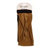 Kitsch-Mass Recycled Fabric Wide Twist Headbands Set - Camel and Black - 2ct - 3 of 4