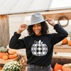 Simply Sage Market Women's Buffalo Plaid Pumpkin Gildan Sweatshirt - 2 of 2