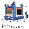 Pogo Bounce House Crossover Kids Inflatable Bounce House with Blower - 2 of 4