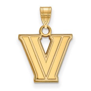 Black Bow Jewelry 14k Yellow Gold Villanova Wildcats NCAA Small Pendant - 1 of 3