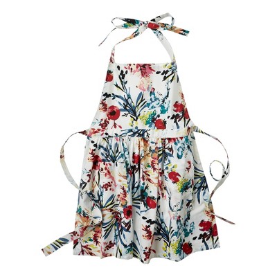 tagltd Autumn Botanical Cooking Baking Apron Cotton Machine Wash, One Size Fits Most