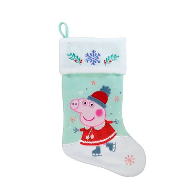 Peppa Pig Christmas Stocking Blue