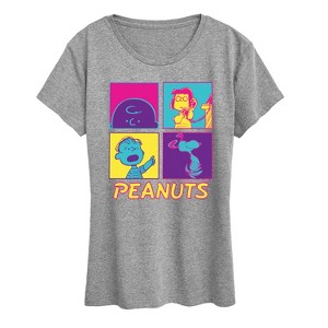 Women's - Peanuts - Pop Grid Short Sleeve Graphic T-Shirt - 1 of 4
