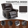 ChicFurnit Living Room Chair Arm Chair Accent Chair Power Lift Recliner with Massage Heat Dual Motor Faux Leather/Genuine Leather for Living Room - 2 of 4